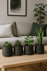 4x Patt Black Washed Ø:20 L