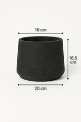 4x Patt Black Washed Ø:20 L