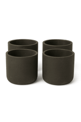 4x Charlie Black Washed Ø:18 cm – Lifestyle-Aufnahme 4er-Set