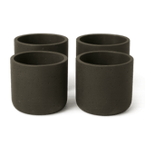 4x Charlie Black Washed Ø:18 cm – Lifestyle-Aufnahme 4er-Set