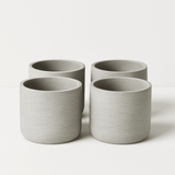 4x Charlie Grey Washed Ø:18 cm – Lifestyle-Aufnahme 4er-Set
