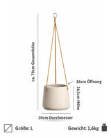 Hanging Patt Set Grau (2er Set) Finestgreen
