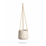 Hanging Patt Grau Blumenampel aus Fiberclay in Beton-Optik – für Innen & Außen