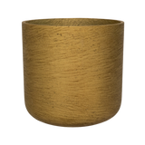 Charlie Gold Washed planter by Pottery Pots with a textured finish and elegant gold hue, perfect for indoor or outdoor use.