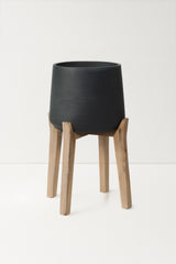 Patt Black Washed Feet High