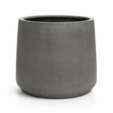 Patt Fiberstone Grau Pflanzkuebel Rund Innen_Aussen