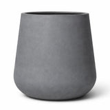 Pax Fiberstone Grau planter by Pottery Pots, showcasing a sleek gray finish and modern design for indoor or outdoor use.