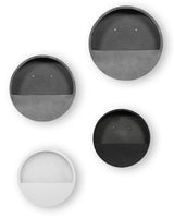 Hanging Wally 4er Set Grau / Schwarz / Matt Weiß