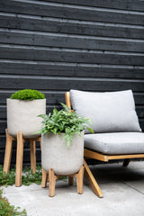 Charlie Grey Washed Feet High