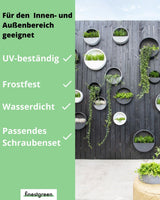 Hanging Wally 4er Set Grau / Schwarz / Matt Weiß