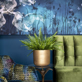 Gold washed Charlie planter by Pottery Pots, showcasing a textured surface and elegant design for indoor or outdoor use.