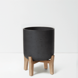 Charlie Black Washed Feet Low