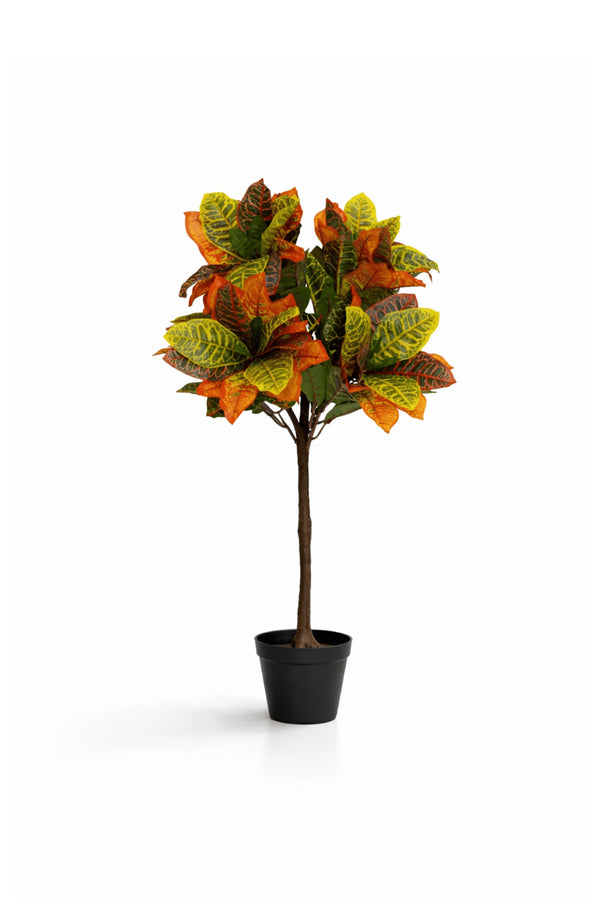 Codiaeum Wunderstrauch Künstlich H: 80cm
