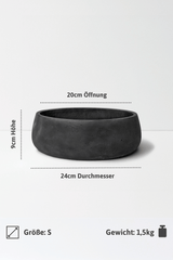 EileenBlackWashedMassangabenGroesseS [v=S|ø24|ö20|h9]