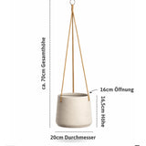 Hanging Patt Set Grau (2er Set) Finestgreen 
