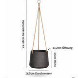 Hanging Patt Schwarz Größe M [v=M|ø16.5|ö13.2|h14]