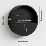 Hanging Wally Wandgefaess Fiberstone Schwarz Groesse S Massangaben [v=S|ø40|B9|t16]