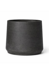 Patt Black Washed Pflanzkübel schwarz aus Fiberclay Blumentopf [v=xxl][v=xxxl]