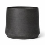 Patt Black Washed Pflanzkübel schwarz aus Fiberclay Blumentopf [v=xxl][v=xxxl]