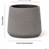 Patt Mocha Washed Pflanzkübel Blumentopf aus Fiberclay [v=s] 