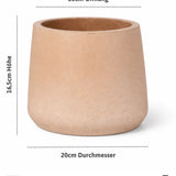 Patt Terrakotta Clay Washed Pflanzkübel aus Fiberclay [v=l]