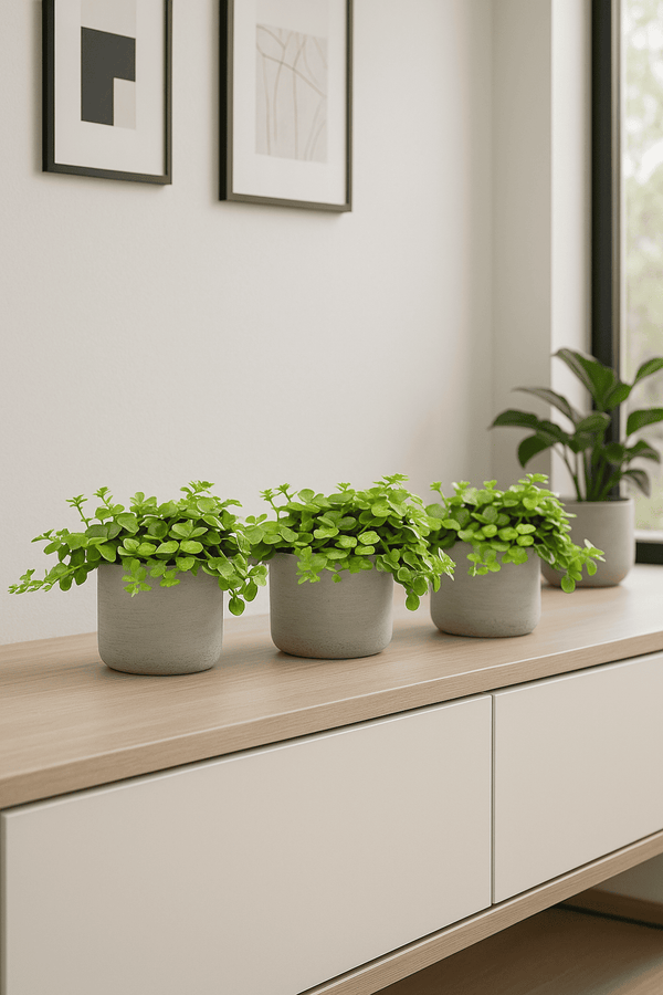Peperomia rotundifolia 3er Set