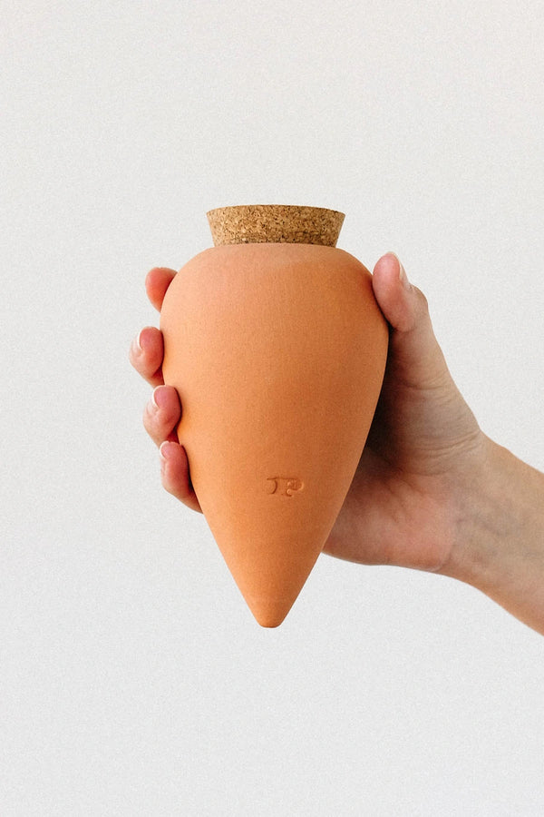 Olla Keramik Terracotta – Natürliche Tröpfchenbewässerung