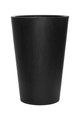 Belle Pflanzkübel Schwarz aus Fiberstone – Ø90 freigestellt