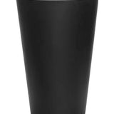 Belle Pflanzkübel Schwarz aus Fiberstone – runder Kübel im Lifestyle-Setting