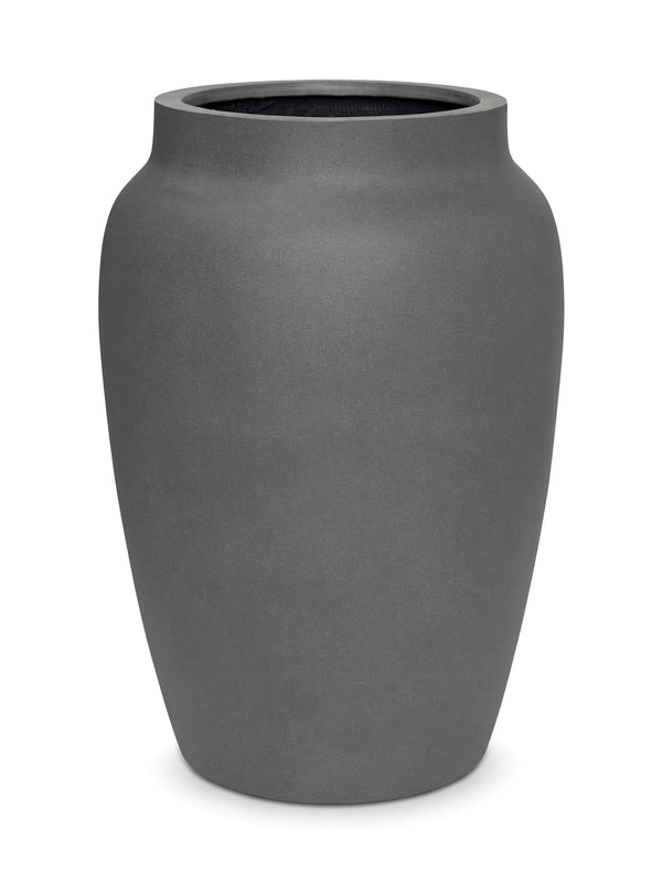 Großer Pflanzkübel Hera Grau aus Fiberstone