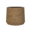 Patt Straw Grass handgewebter Pflanzkorb L